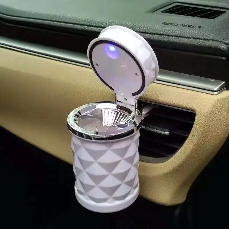 Tablet Accessories For Car - Car Cigarette Ashtray Cup With Lid
