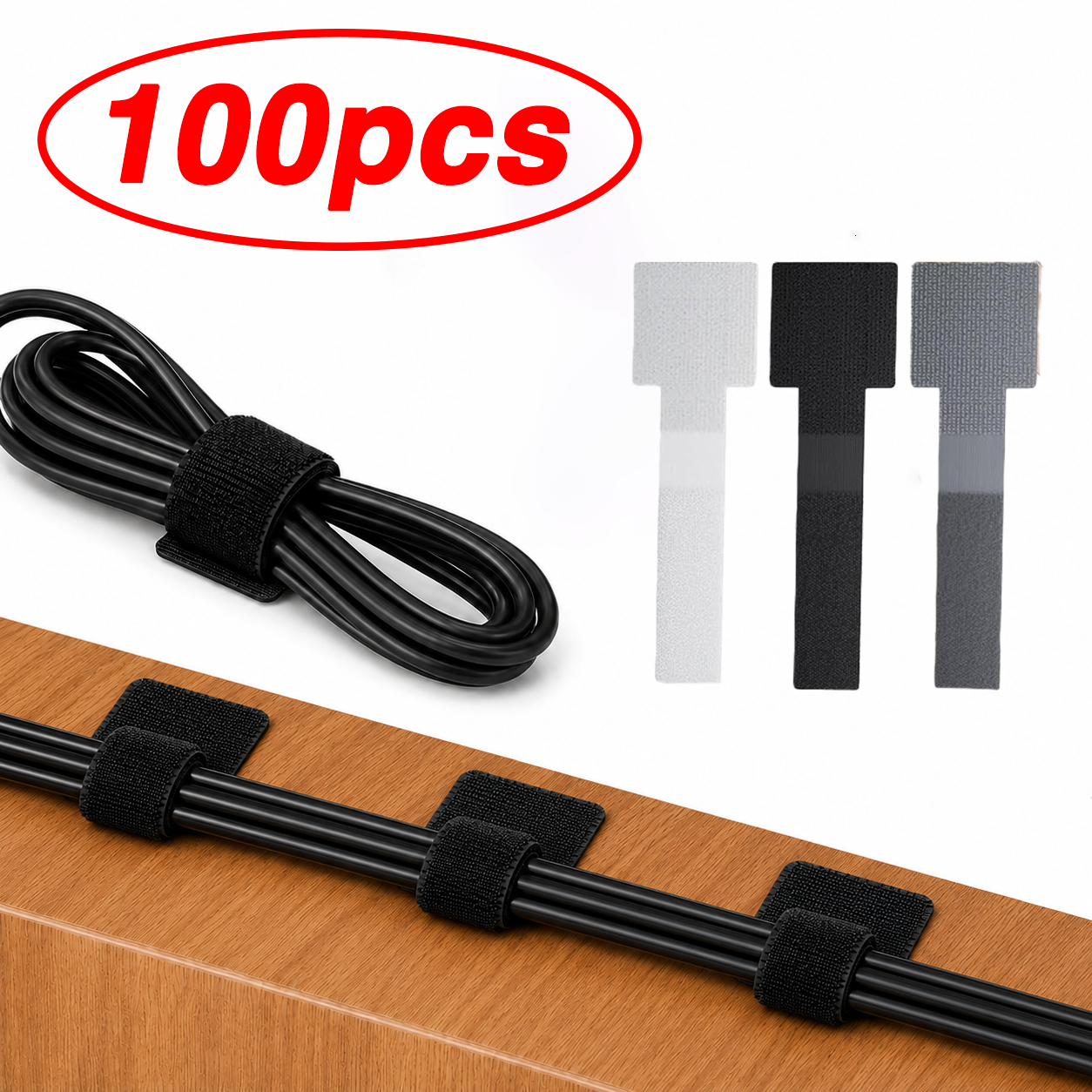 Accessories For Tablet Users - Cable Ties Reusable Straps Velcros Hook