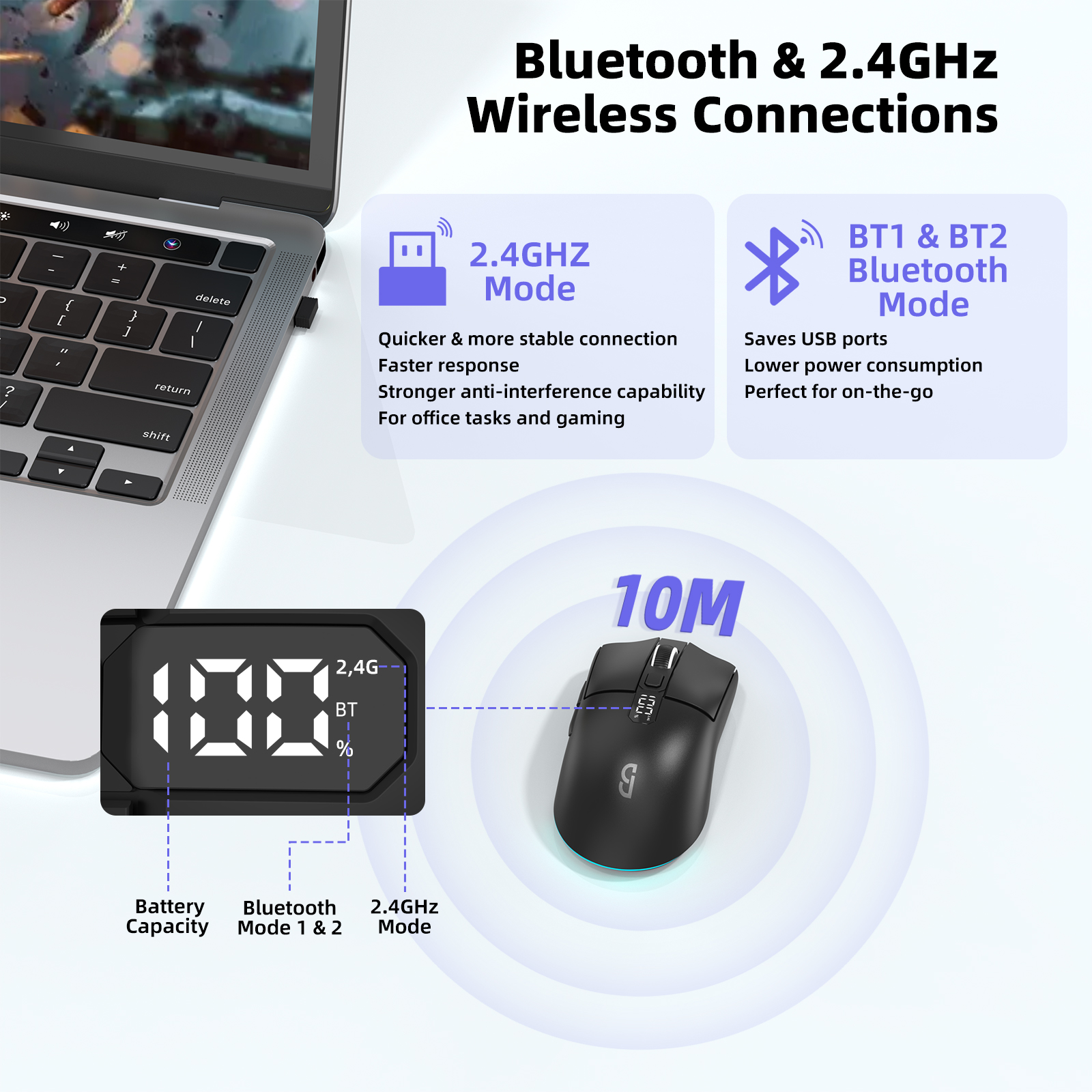 2.4G Wireless Gaming Mouse Sma - огляд і ціна Tablet Accessories Choice Store