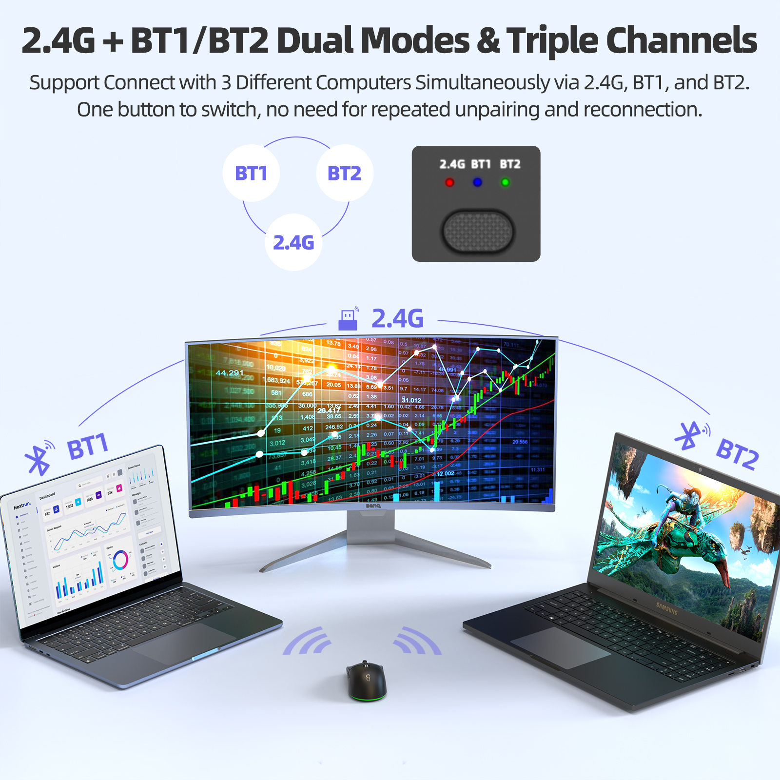 2.4G Wireless Gaming Mouse Sma - огляд і ціна Tablet Accessories Choice Store