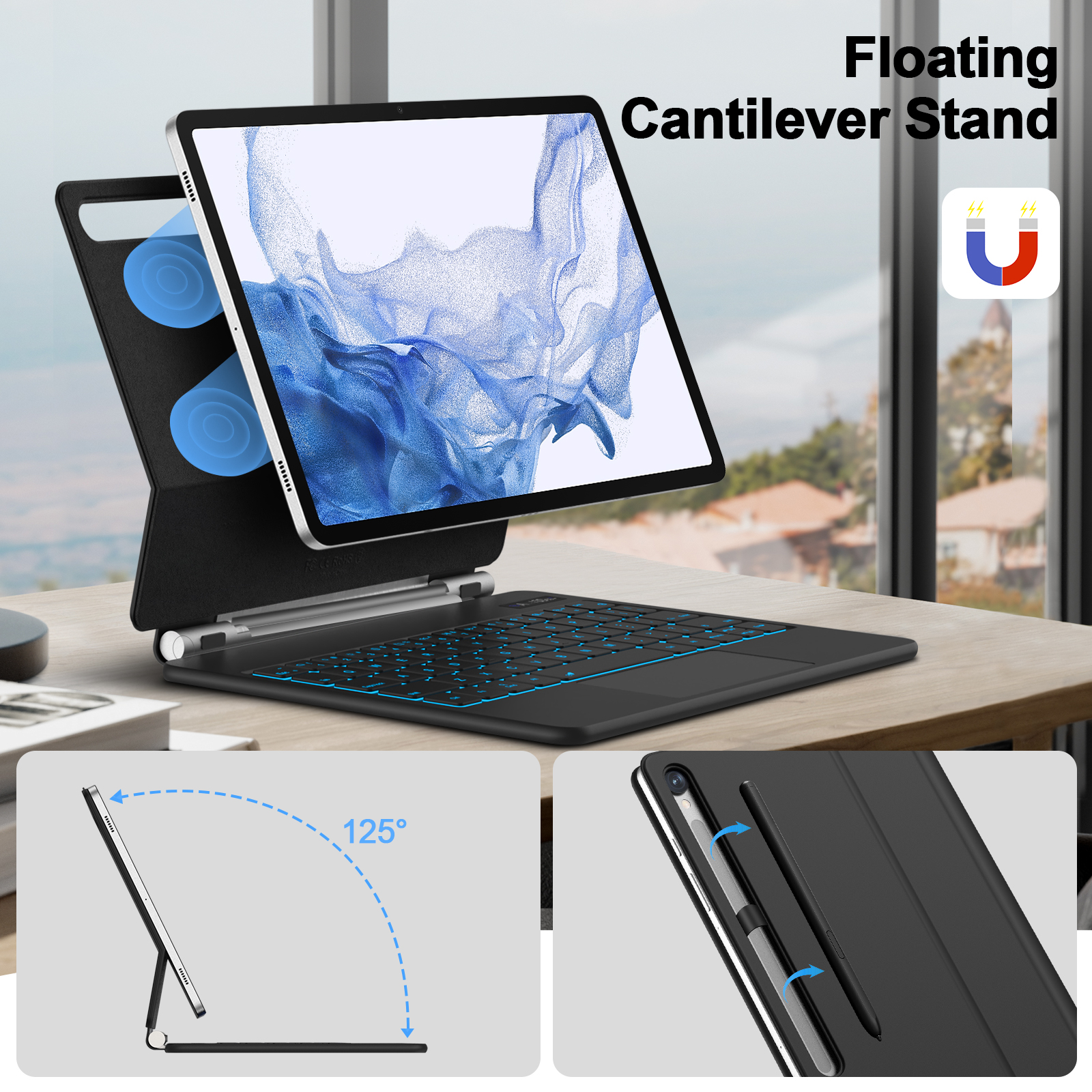 Magic Keyboard For Samsung Gal - огляд і ціна Tablet Accessories Choice Store