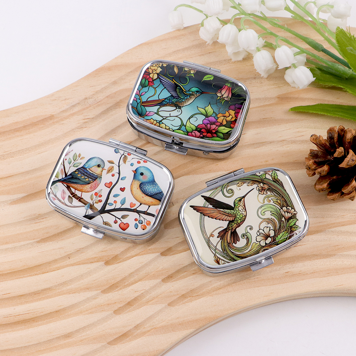 Cute Bird Cartoon Travel Pill  - огляд і ціна Essential Tablet Accessories