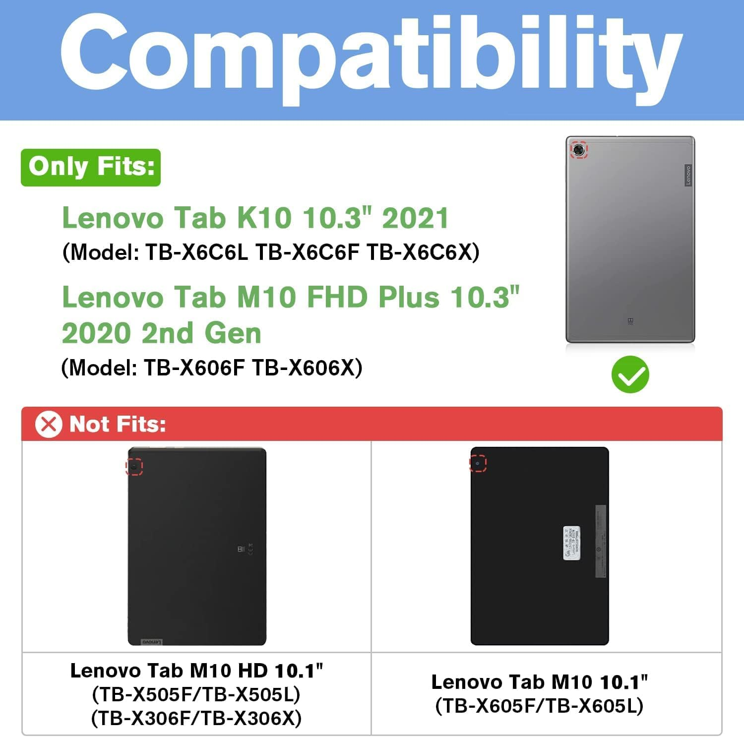 Case for Tab M10 Plus 10.3 Inc - огляд і ціна Lenovo Tablet Plus Accessories