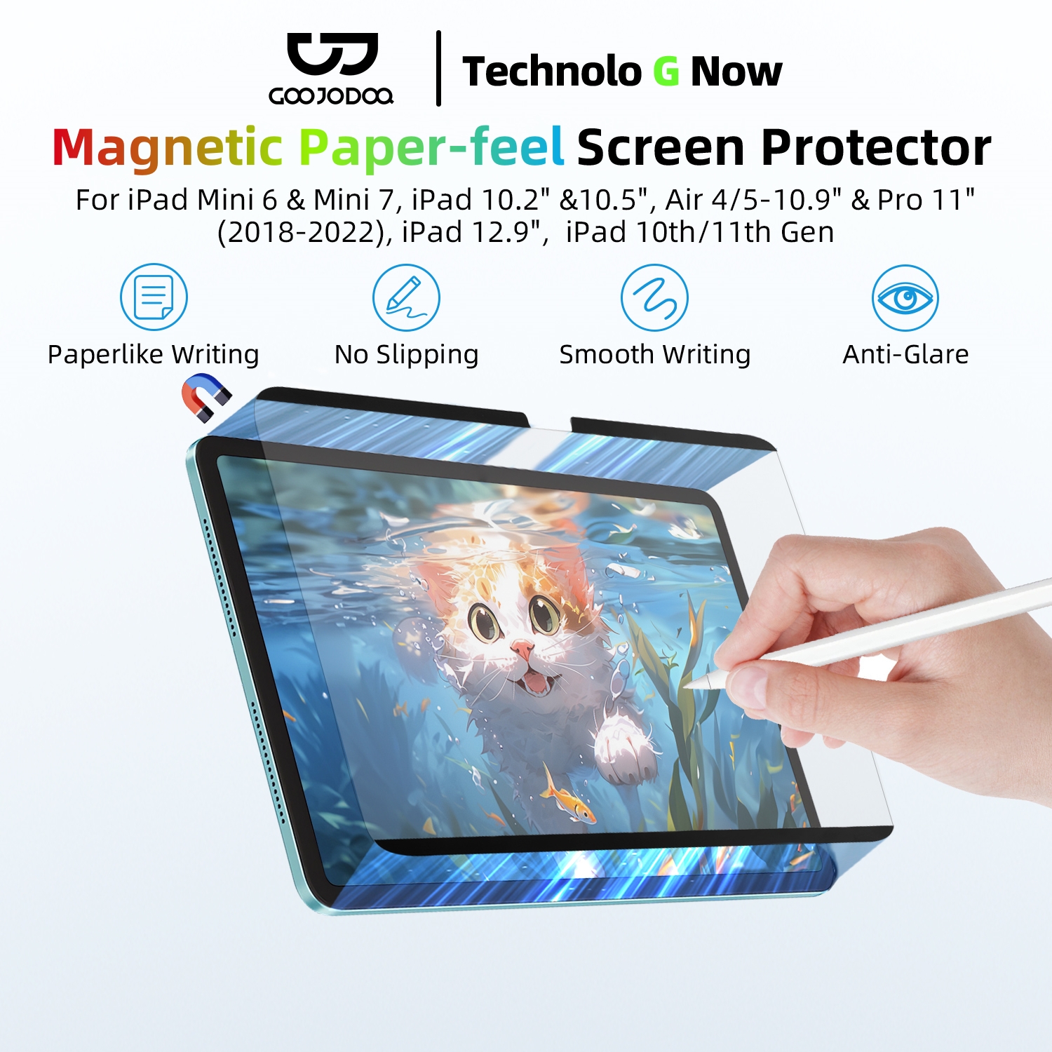 GOOJODOQ Magnetic Paper-feel S - огляд і ціна Tablet Accessories Choice Store