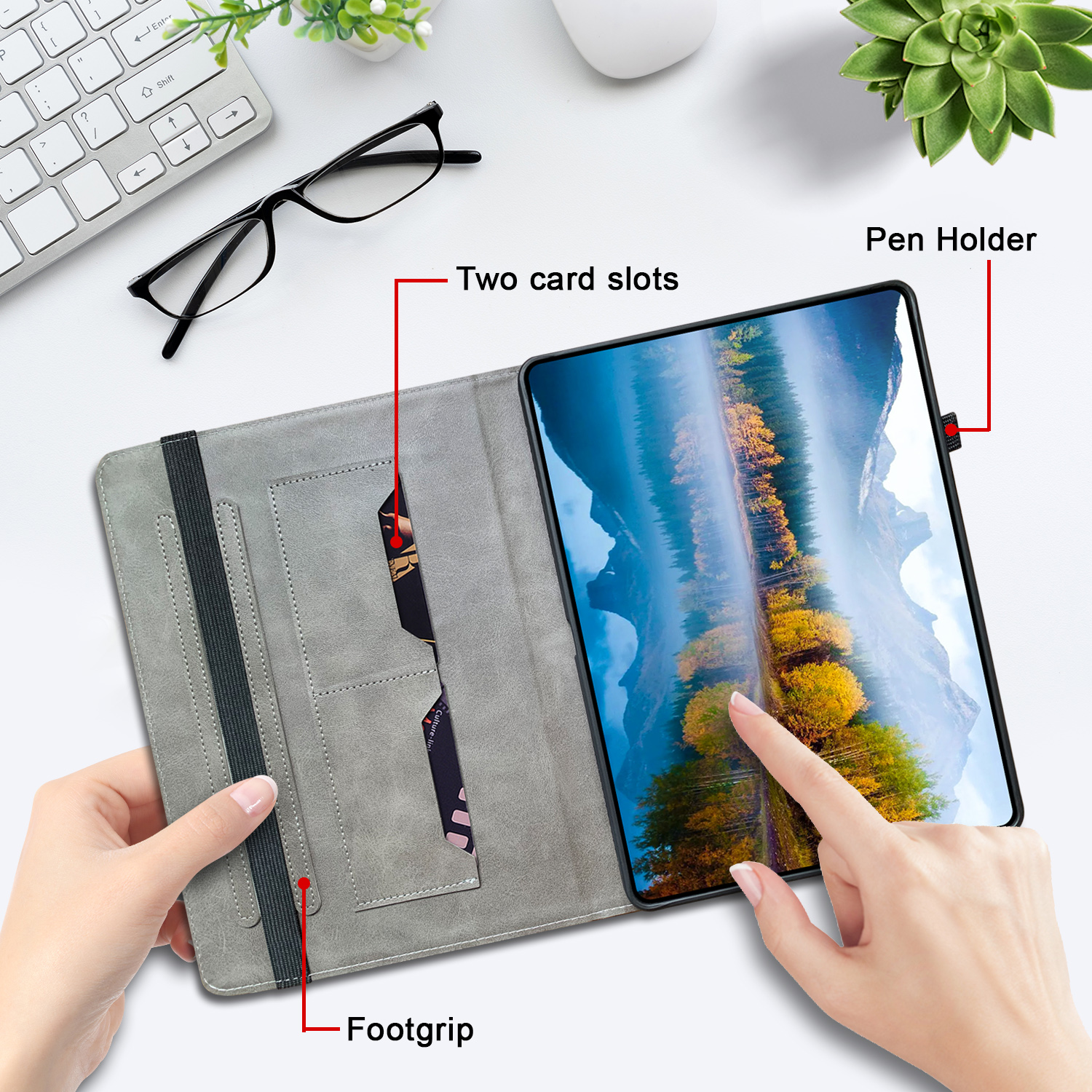 Leather Case For Lenovo Tab M1 - огляд і ціна Lenovo Tablet Plus Accessories